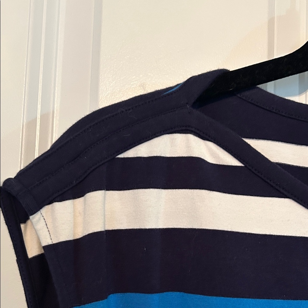 Tommy Hilfiger Navy and White Striped Dress - Picture 4 of 5